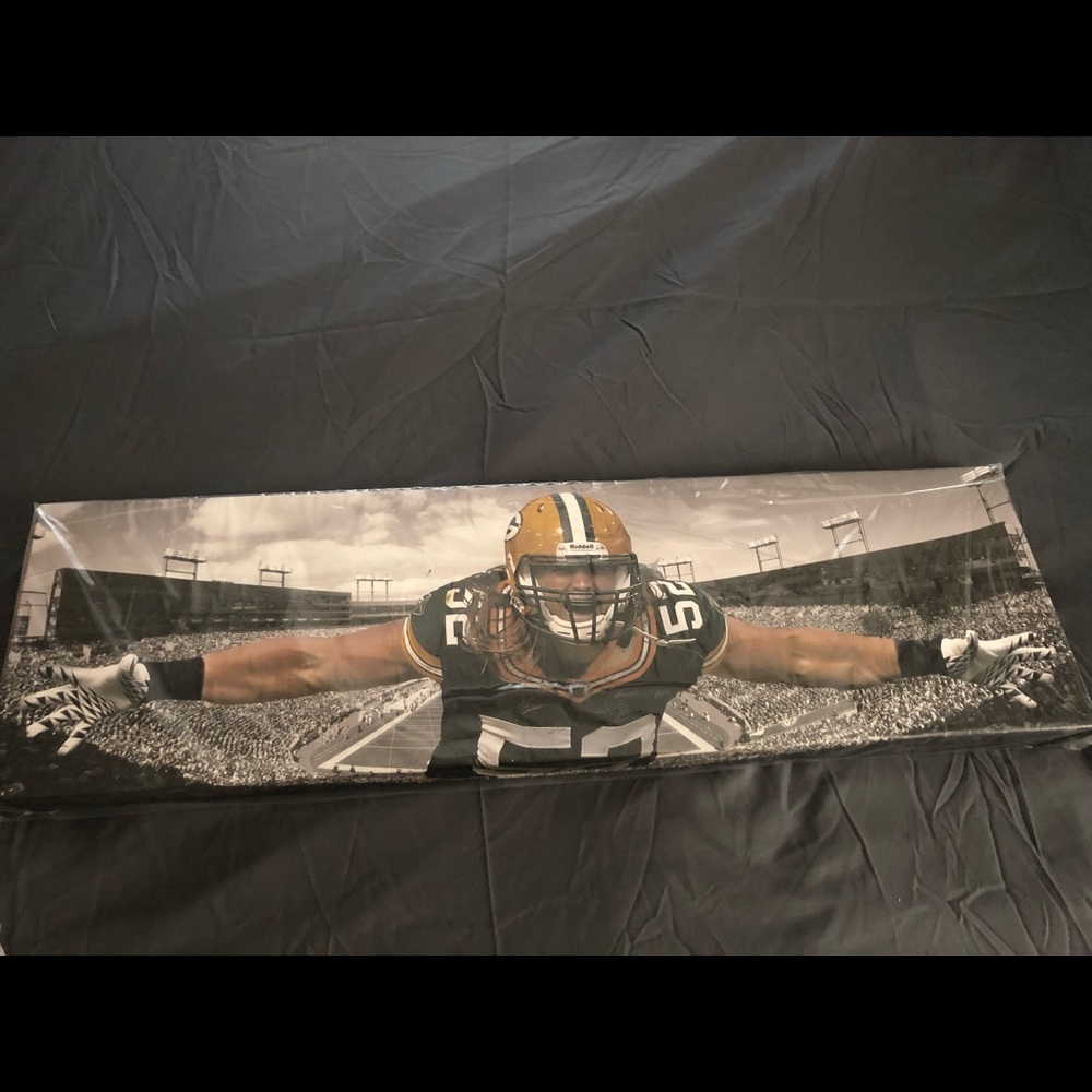 Never been opened! Green Bay Packers Clay Matthew’s Canvas